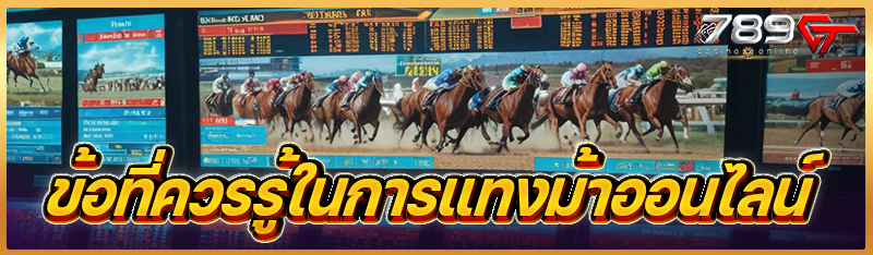 ข้อที่ควรรู้ในการแทงม้าออนไลน์ 