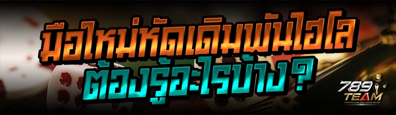 มือใหม่หัดเดิมพันไฮโล ต้องรู้อะไรบ้าง?